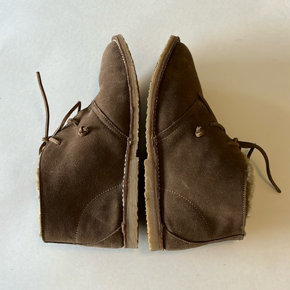 BEEK Penguin Genuine Shearling Lined Chukka Boot In Pecan - Women’s 11 - Picture 4 of 12